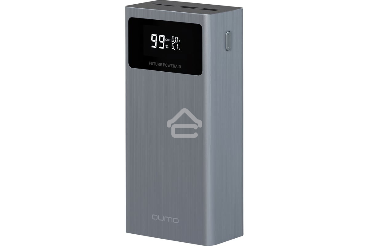 Портативный аккумулятор QUMO Future PowerAid 30000mAh темно-серый FPA-30C-S1