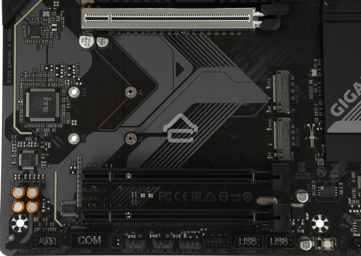 Материнская плата Gigabyte B760 GAMING X GEN5, LGA1700, Intel B760, 4xDDR5, 4xSATA, 3xM.2, 1xPCIe 5.0 x16, 2xPCIe 3.0 x1, 1xHDMI, 1xDP, 1x2.5Gb LAN, 1xUSB-C 5Gbps, 1xUSB-A 10Gbps, 1xUSB-A 5Gbps, 5xUSB-A 2.0, 6x3.5 мм, 7.1, ATX