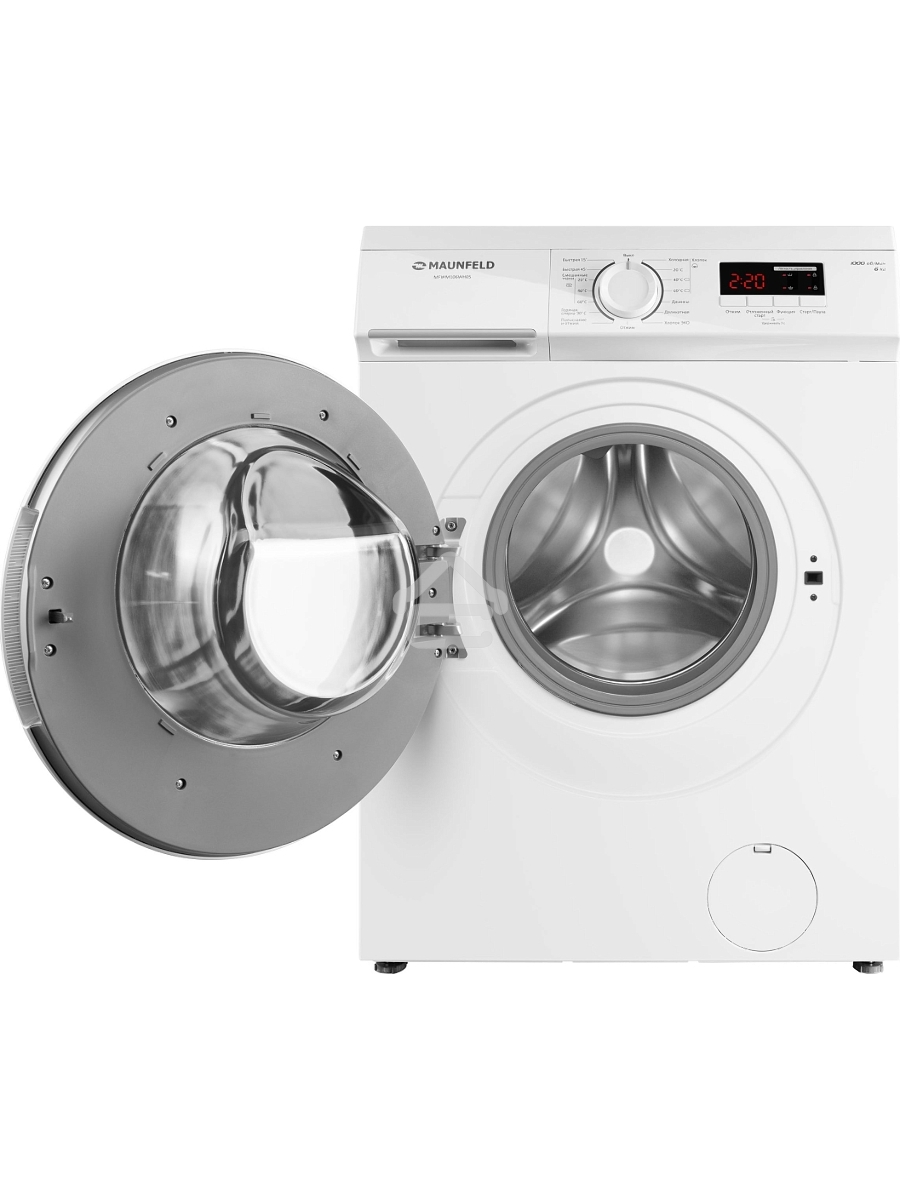 Стиральная машина Maunfeld MFWM106WH05 белый, загрузка фронтальная 6 кг, 1000 об/мин., класс: А++