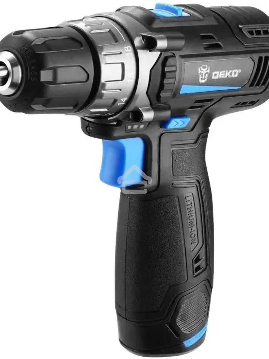 Дрель-шуруповерт Deko DKCD12V PRO Аккумуляторная, Кейс