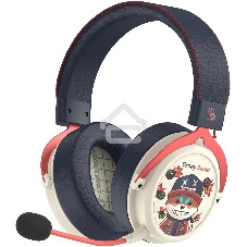 Гарнитура беспроводная/проводная с микрофоном A4Tech Bloody MR595 Proxy Boom бежевый/черный мониторные BT/Radio оголовье (MR595)