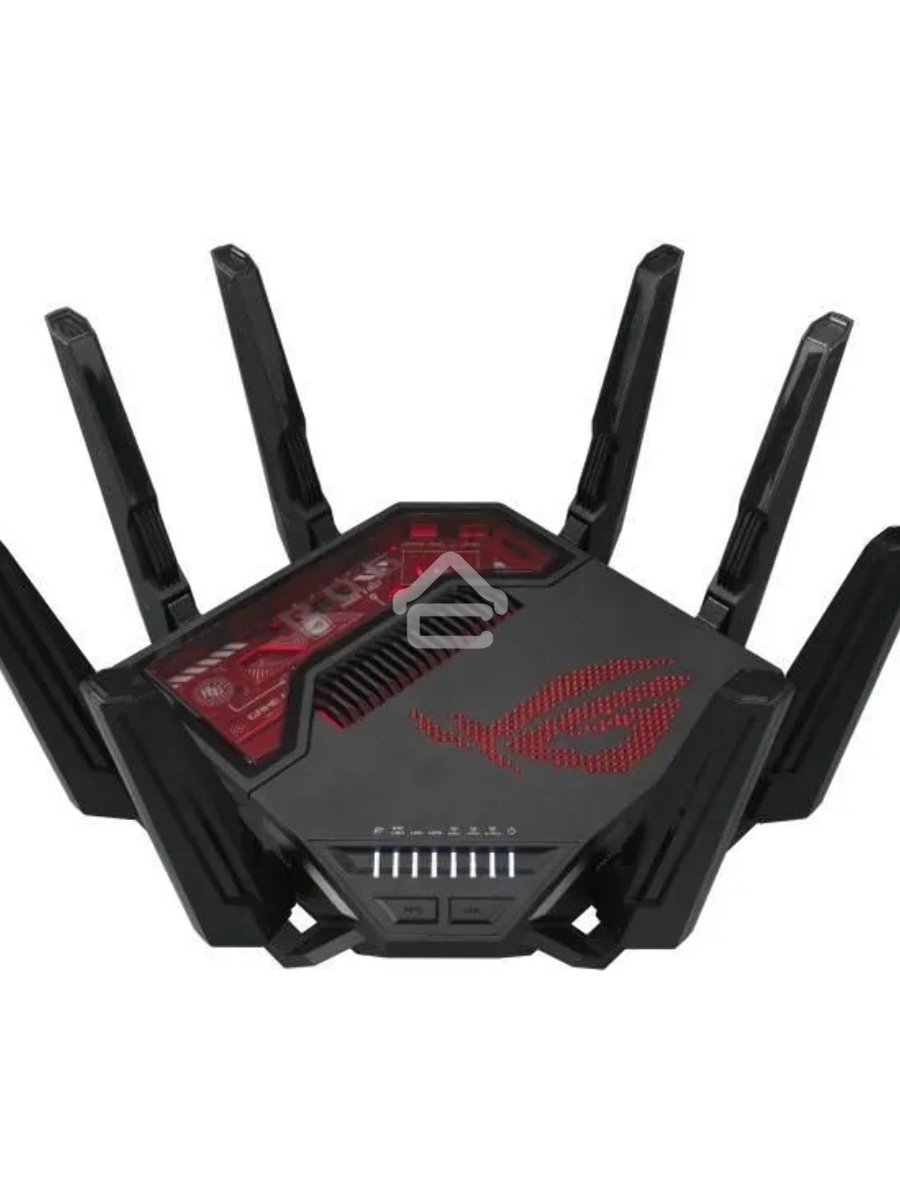 Маршрутизатор ASUS GT-BE19000, черный/красный, 90IG0850-MO9A0V