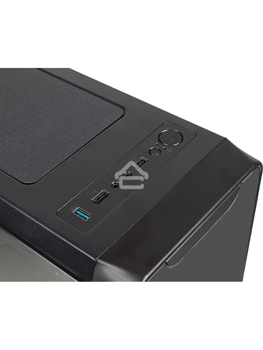 Компьютерный корпус Accord JP-X черный без БП ATX 2xUSB2.0 1xUSB3.0 bott PSU