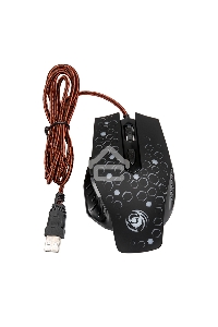 Мышь проводная Dialog Gan-Kata MGK-11U черный, 2400 dpi, USB, кнопки - 6