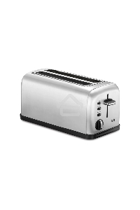 Тостер BQ T2003 Steel-Black, Мощность 1500 Вт, 6 степеней поджаривания