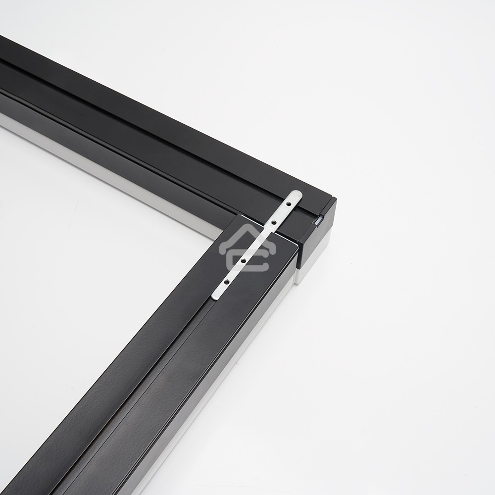 Светильник светодиодный Feron AL4020 ДПО-24вт 6500К 2400Лм линейный рассеиватель матовый в алюминиевом корпусе черный