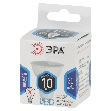 Лампа светодиодная ЭРА STD LED MR16-10W-840-GU10 10 Вт софит нейтральный белый свет