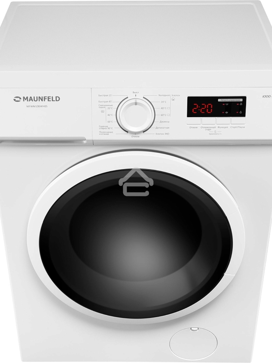 Стиральная машина Maunfeld MFWM106WH05 белый, загрузка фронтальная 6 кг, 1000 об/мин., класс: А++