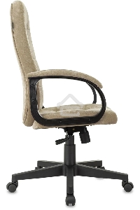 Кресло руководителя Бюрократ CH 002 Fabric Light-21 песочный,  крестов. пластик