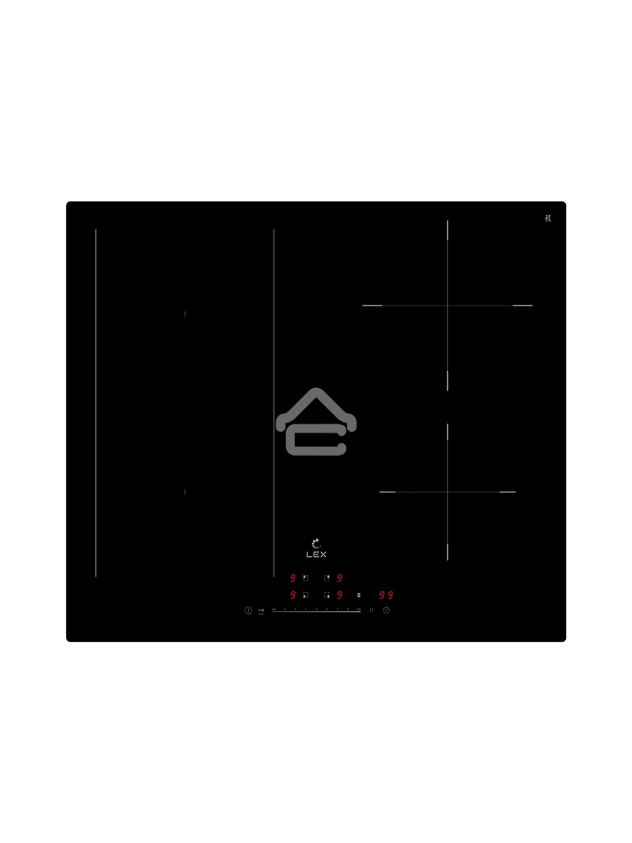 Индукционная варочная поверхность LEX EVI 641A BL
