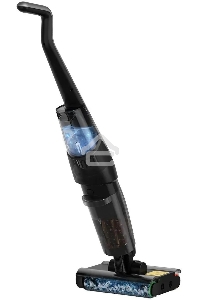 Пылесос вертикальный Deerma VX96W серый/черный, питание от аккумулятора, 15 Вт, уборка влажная и сбор жидкости, пылесборник 0.6 л, работа от АКБ max 30 мин