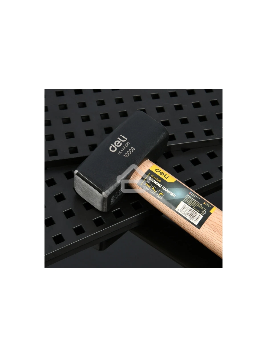 Кувалда Deli DL448010 1000 гр, деревянная рукоять