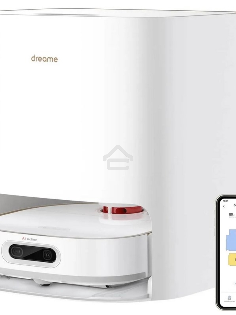 Робот-пылесос Dreame RLS6TAC W10 Pro белый, 55 Вт, 6400 мАч Li-Ion, уборка сухая/влажная, пылесборник контейнер 0.45 л