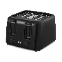 Тостер BQ T4001 Black, Мощность 1400 Вт, 6 степеней поджаривания