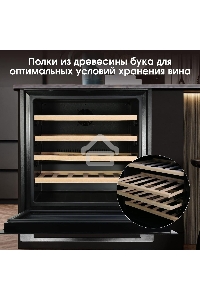 Винный шкаф Zigmund & Shtain BR 21 X черный