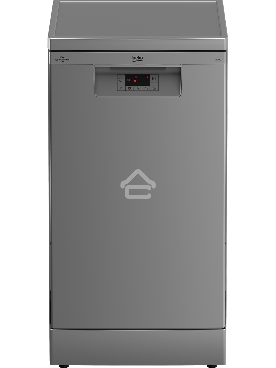 Посудомоечная машина Beko BDFS15020S, серебристая, 44.8 см, 10 компл., 49 дБ, класс A