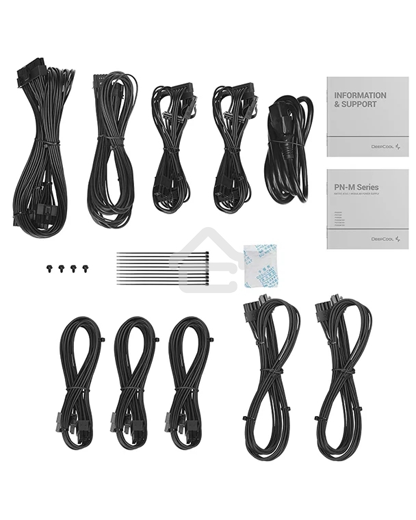 Блок питания Deepcool/GamerStorm PN650M, 650Вт, 80 PLUS Gold, 120мм, модульный, черный