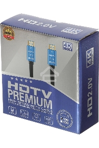 Кабель аудио-видео Premier 11237 HDMI (m)/HDMI (m) 10м. позолоч.конт. черный