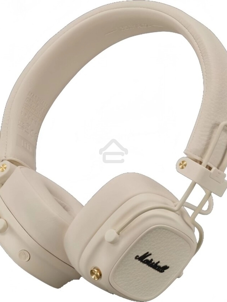 Гарнитура накладные Marshall Major V бежевый беспроводные bluetooth оголовье (MAJOR V CREAM)