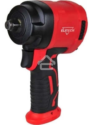 Гайковерт Elitech 0704.034100 142л/мин красный/черный