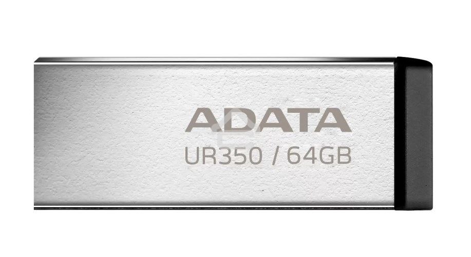 Флешка USB ADATA UR350 (UR350-128G-RSR/BK), 128Gb, USB 3.2, R/W 100/15, серебристый /черный