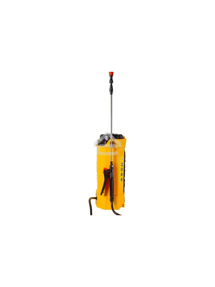 Опрыскиватель аккумуляторный Huter SP-12AC, аккумуляторный, ранцевый, 12л, желтый/черный