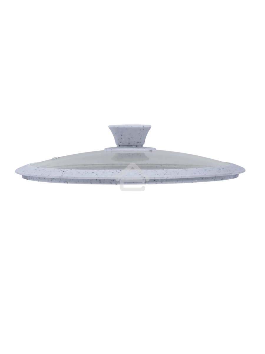 Крышка стеклянная Maunfeld TRINITY MGL24SMLG с силиконовым ободком и ручкой, 24 см