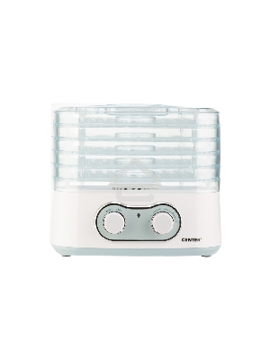 Сушилка для овощей Centek CT-1659 (белый), ОБЪЕМ 5 л, 270Вт, 5 поддонов, механическое управление