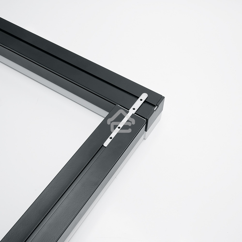 Светильник светодиодный Feron AL4020 ДПО-24вт 6500К 2400Лм линейный рассеиватель матовый в алюминиевом корпусе черный