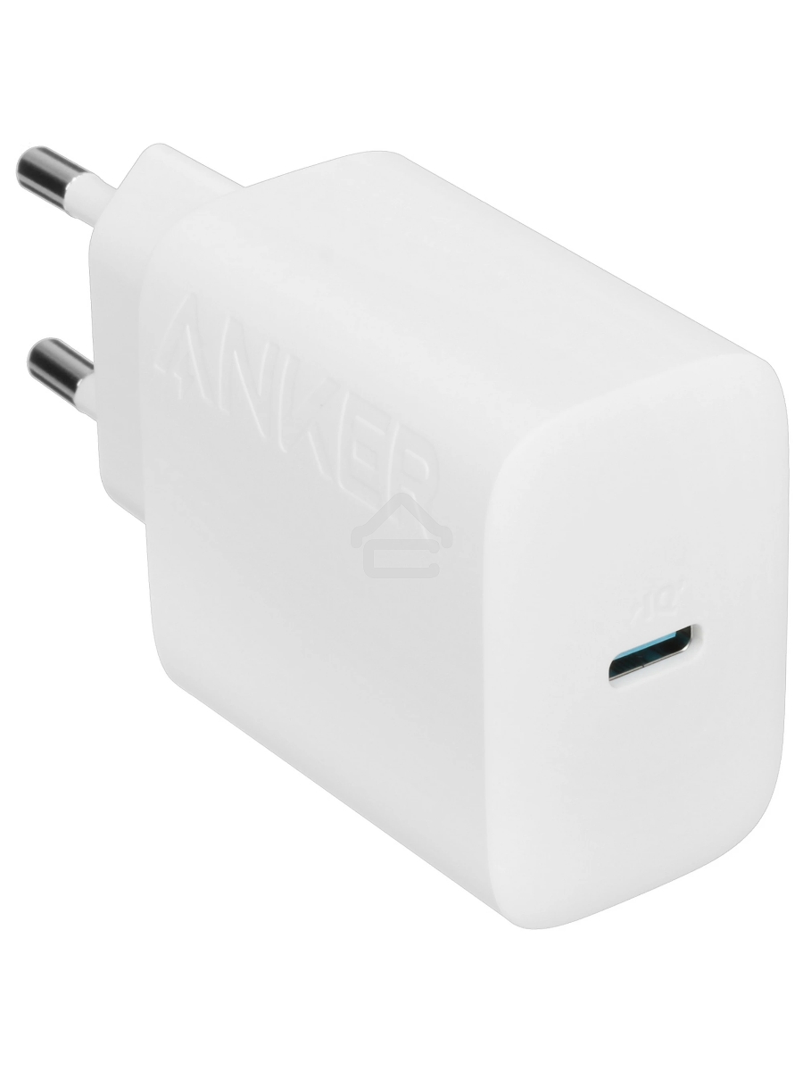 Сетевое зарядное устройсто Anker 20W with USB-C Cable White