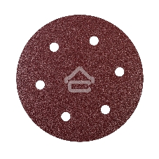 Круг шлифовальный PATRIOT на липучке, 225 мм, 6 отверстий, Р60, 10 шт