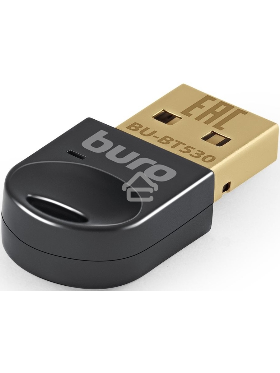 Адаптер USB Buro BU-BT530 Bluetooth 5.3+EDR class 1.5 20м черный