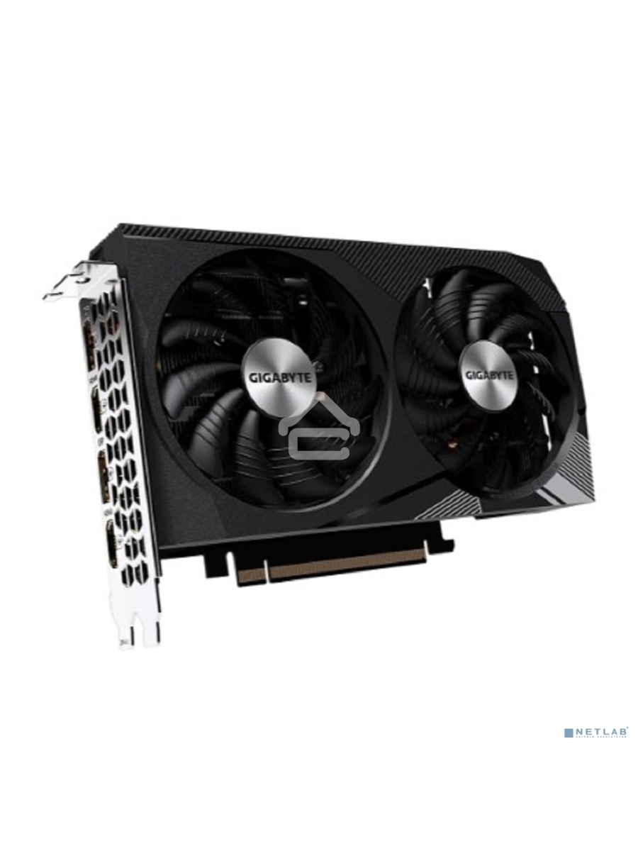 Видеокарта Gigabyte GV-N3060WF2OC-12GD (V2.0) PCIE16 12288Mb 192 GDDR6 1792/15000 HDMIx2 DPx2 HDCP Ret