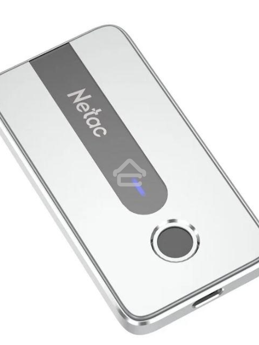 Внешний накопитель SSD Netac Z11 500GB USB 3.2 Gen 2 Type-C NT01Z11-500G-32SL (отпечаток пальца)