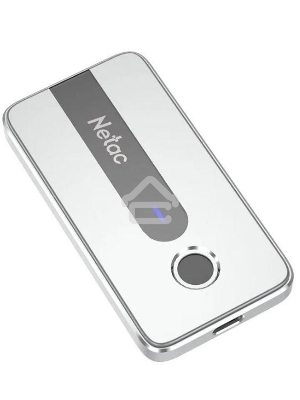 Внешний накопитель SSD Netac Z11 500GB USB 3.2 Gen 2 Type-C NT01Z11-500G-32SL (отпечаток пальца)