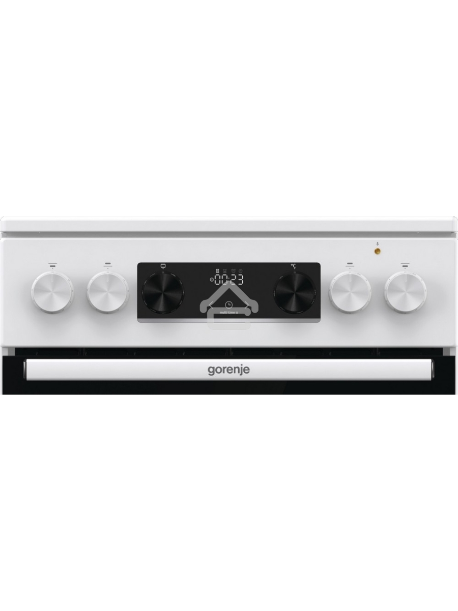 Плита электрическая Gorenje GECS5C70WA белый, конфорок 4 электрических, духовка 70 л, 50 см x 85 см x 59.4 см