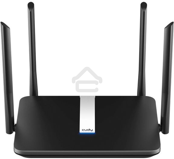 Роутер беспроводной Cudy X6 AX1800 10/100/1000BASE-TX черный