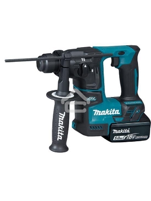Перфоратор акк MAKITA DHR171RTJ  SDS+, 18В, 2х5Ач, Li-ion, 2реж, 1.2Дж, 0-4800у\м, подсветка