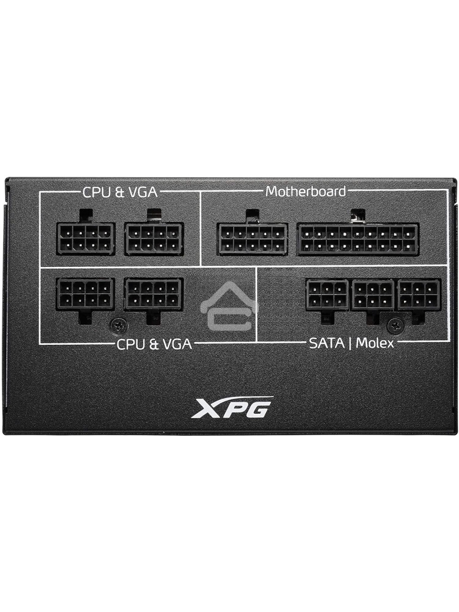 Блок питания XPG COREREACTOR650G-BLACKCOLOR (модульный 650 Вт, PCIe-4шт, ATX v2.31, Active PFC, 120mm Fan, 80 Plus Gold)