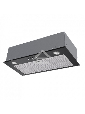 Вытяжка Maunfeld CROSBY SINGL 60 BLACK Gl, Полновстраиваемая, 60см, 850 м3, кнопочное управление, черная