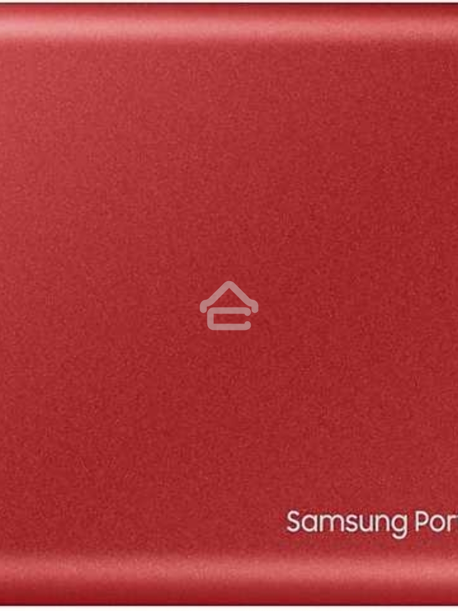 Твердотельный накопитель Samsung SSD 2TB T7, USB Type-C, R/W 1000/1050MB/s, красный