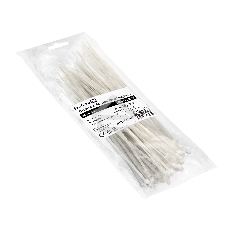 Стяжка (хомут) нейлоновая ExeGate CV66-120x2.5W (нейлон 6.6, 120x2.5 мм, неоткрывающаяся, halogen free, -40°C - +85°C, белая, 100 шт)