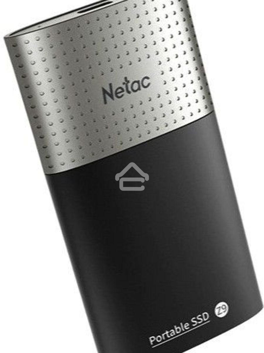Накопитель SSD External Netac 2.0Tb Z9 <NT01Z9-002T-32BK> (USB3.2, up to 550/480MBs, 90х47.5х11.5mm, Aluminium+Plastic)