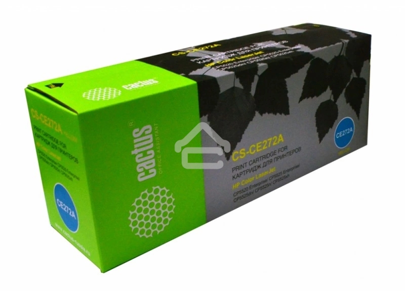 Картридж лазерный Cactus CS-CE272A желтый (15000 стр.) для HP Color LaserJet Enterprise CP5525
