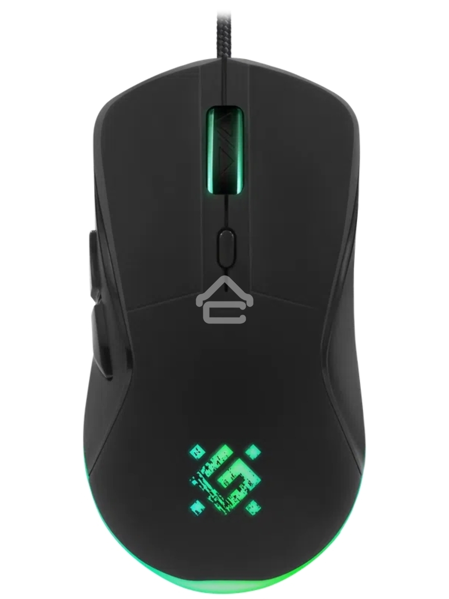 Мышь проводная Defender Arga GM-049 черный, 3600 dpi, USB, кнопки - 6