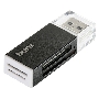 Устройство чтения карт памяти USB2.0 Buro BU-CR-3104 черный