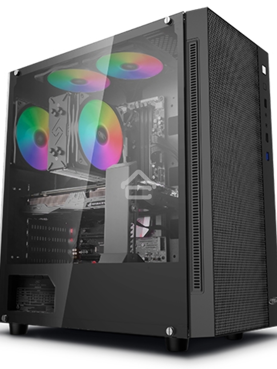 Корпус Deepcool MATREXX 55 MESH без БП, большое боковое окно, черный, ATX