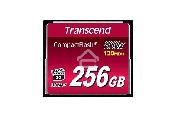 Флеш карта CF 256GB Transcend, 800X