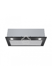 Вытяжка Maunfeld CROSBY SINGL 60 BLACK Gl, Полновстраиваемая, 60см, 850 м3, кнопочное управление, черная