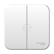 Выключатель 2-кл. ОП BLANCA (сх.5) 10А 250В изол. пласт. бел. SchE BLNVA105011 Выключатель 2-кл. ОП BLANCA (сх.5) 10А 250В изол. пласт. бел. SchE BLNVA105011